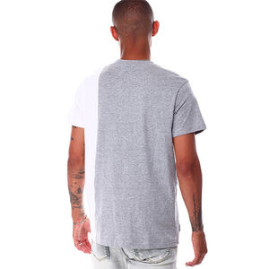 Men <b>Polyester</b>/Cotton Short Sleeve Casual Summer T-Shirt with Eco-Friendly Quick Dry Breathable Fabric for Daily Fashion Wear - Product Image 2