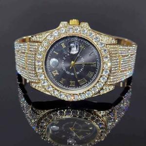 High Quality Iced Out Moissanite <b>Watch</b> Vvs Bust Down Hip Hop Automatic Mechanical <b>Watches</b> for <b>Men</b> Luxury Pass Diamond Tester - Product Image 4