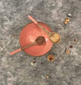 Bol en bois imprimé de qualité supérieure Centre de table décoratif pour salle à manger Affichage de cuisine et style intérieur - Product Image 2