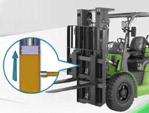 20176B-02000 Vérin hydraulique de support de chariot élévateur pour machines de construction - Product Image 3