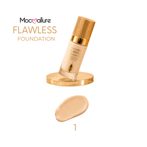 <b>Foundation</b> Liquid Mocoallure Makeup Natural Finish Long Wear 12 Shades Display Bottle - Product Image 3