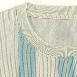 Último estilo 100% poliéster fútbol Jersey entrenamiento ropa deportiva Francia fútbol Jerseys sublimación ropa uniformes - Product Image 4