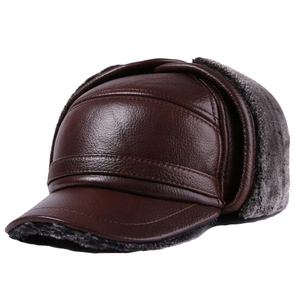 Nouvelle casquette de baseball en cuir véritable de haute qualité pour hommes et casquettes de vêtements décontractés en plein air de couleur unie 2026 - Product Image 4