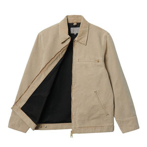 Veste en toile pour homme, couleur unie, en coton, à col montant, pour l'extérieur, en toile, pour l'hiver, vente chaude - Product Image 6