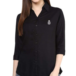 Chemise à col rabattu de la meilleure qualité sur mesure pour femmes Produit pour adultes à forte demande - Product Image 6