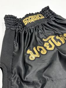 Hot Selling <b>Muay</b> <b>Thai</b> Boxing <b>Shorts</b> with Traditional <b>Thai</b> Embroidery Stretch High Quality Material Kickboxing - Product Image 6