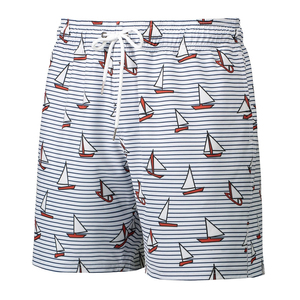 Pantalones cortos deportivos sublimados para hombre, tela con control de humedad, pantalones cortos atléticos para fitness, gimnasio y entrenamiento al aire libre, para venta en línea. - Product Image 2