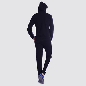 Custom Logo Tracksuit <b>Jogger</b> for Men Track Suit High Quality Black Training Blank Track Suit Set Plain Tracksuits for Men - Product Image 4