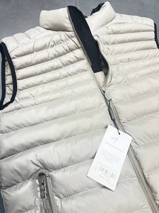 Chaleco acolchado de lana informal de talla grande para hombre, chaleco a prueba de viento, cómodo y elegante, relleno de Micro Gel, cuello en V, temporada de invierno - Product Image 2