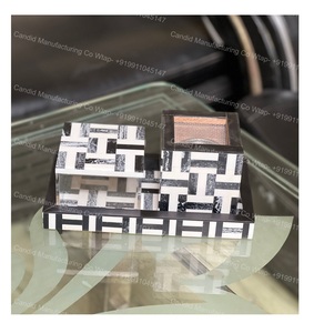 Quemador de incienso Bakhoor, soporte de incienso hecho a mano, mopa con incrustación de hueso, fragancia para el hogar, regalos de Ramadán, listo para enviar - Product Image 1