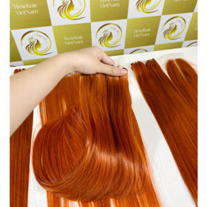 ผมต่อเวียดนามแท้แบบเรมี่  ชนิด Timehair Single Donor  สีและความยาวตามสั่ง  จัดเรียงเกล็ดผม  ไม่ผ่านการแปรรูป  ต่อแบบ Machine Double - Product Image 4