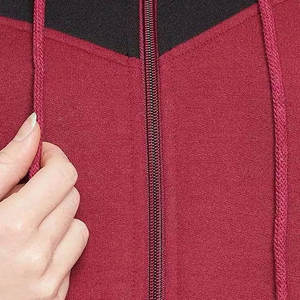 Sweat à capuche pour femmes de style de rue de conception propre d'usine pas cher prix pull Look sweat à capuche pour femmes à la mode - Product Image 6