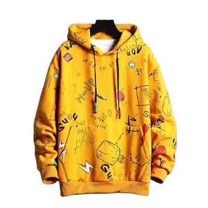 เสื้อมีฮู้ดแบบรูดซิปเต็มผ้าฝ้ายบุ100% พร้อมโลโก้ที่กำหนดเอง - Product Image 4