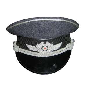 งานปักมือด้วยด้ายทองบนปีกหมวก และป้ายปักลายพิเศษสำหรับหมวกปีกโค้ง - Product Image 3