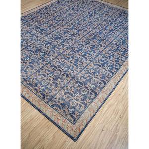 Alfombra de Lana Anudada a Mano Erbe Blue con Patrón Geométrico y Abstracto para Sala de Estar, Pasillo, Forma Rectangular, Alfombras Jaipur ZA - Product Image 2