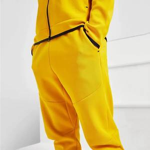 Ensemble de survêtement cargo pour homme, taille plus, motif uni, 2 pièces, respirant, imprimé, ensemble de survêtement de sport pour adultes, 100% - Product Image 5