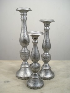 Portavelas de aluminio Snowflake - Product Image 2