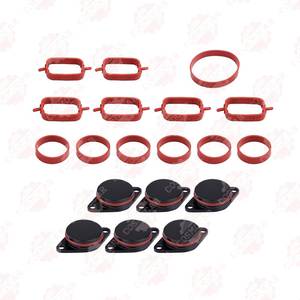 Le kit comprend des bouchons + joints pour collecteur d'admission VW Golf 33mm 6 cylindres 11617800585 pièce de moteur en caoutchouc neuve - Product Image 1