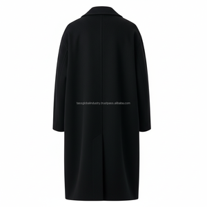 Abrigo Largo de Lana para Hombre, Diseño Personalizado OEM, Doble Botonadura, Abrigo de Invierno, Fabricante de Marca Privada - Product Image 2