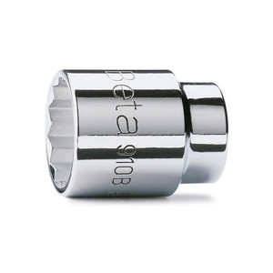 Chiavi a bussola poligonali cromate con attacco quadrato femmina da 3/8 di pollice - Product Image 1