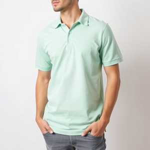 Polo classique pour homme, coupe régulière, 100% coton, manches courtes, logo personnalisé, respirant, élégant, vêtements décontractés, polo de qualité supérieure, vente en gros - Product Image 5