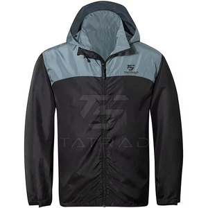 Chaqueta de lluvia para hombre más vendida a precio barato Chaqueta de lluvia transpirable para adultos Cremallera más cerca al precio más barato Chaqueta de lluvia para hombre - Product Image 1