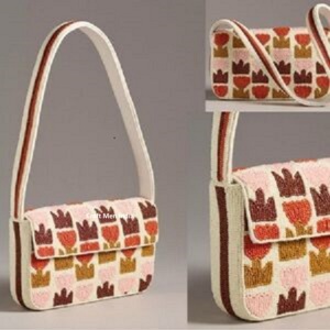 Bolsos de Noche con Cuentas Bordadas Personalizadas para Moda, Diseño Único, Bolsos Étnicos Hechos a Mano con Cuentas de Semillas para Eventos Formales - Product Image 1