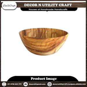 Tazón de Madera Hecho a Mano, Madera de Sheesham, Diseño Minimalista, Tazón Decorativo para Servir Alimentos, Tazón Artesanal para Regalo - Product Image 2