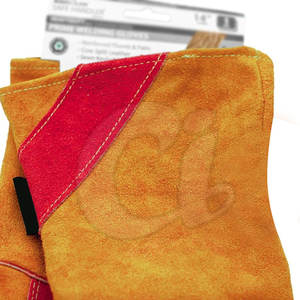 Guantes de soldador de cuero de calidad superior a bajo precio Guantes de soldador de cuero protectores de diseño único - Product Image 6