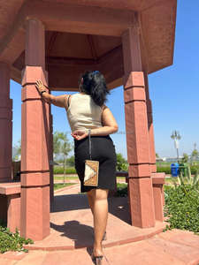 Style occidental cheveux sur peau brun usiné fourrure cuir bracelet pochette femmes conçu sac à main vente chaude en cuir usiné fermeture éclair Walle - Product Image 3