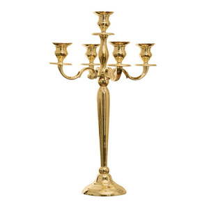 Unique Design Vintage New Arrival Best Prices Tall Candle Holder 5 Arms <b>Candelabra</b> Gold Finished for Wedding Decoration & Home - Product Image 2