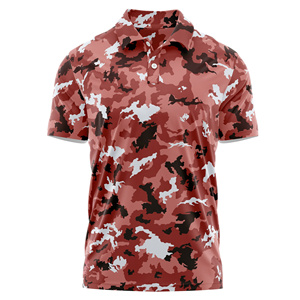 Polo de golf respirant pour homme, polyester et élasthanne, évacuation de l'humidité, séchage rapide, personnalisable OEM - Product Image 6