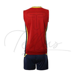 Tenue d'entraînement de volley-ball respirante à manches courtes, grande taille, dernier design, fabriquée en usine, imprimée - Product Image 6