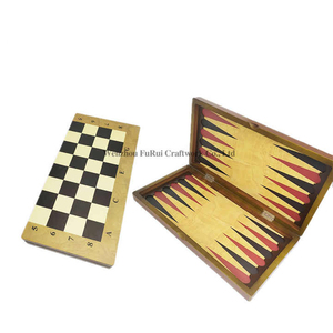 Bán buôn cờ vua storaging Bảng gỗ biểu tượng tùy chỉnh backgammon du lịch Hộp gấp đa chức năng trò chơi thiết lập Hộp quà tặng - Product Image 2