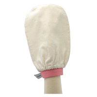 Gant exfoliant Gant de bain de beauté écologique Vente en gros personnalisé Soie Corps Meilleurs gants exfoliants Fournisseurs Taille personnalisée