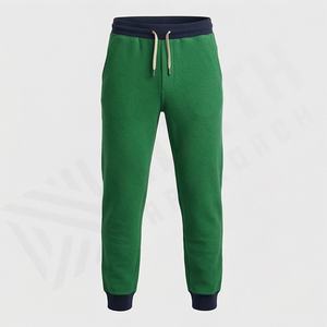 Pantalons Hip Hop épais, pantalons personnalisés, pantalons larges, pantalons de survêtement en coton, double taille, pantalons droits, pantalons de survêtement évasés pour hommes - Product Image 1