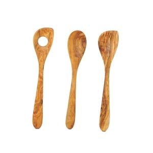 Eco-Friendly Non-Stick Teak Wood Utensils <b>Wooden</b> <b>Spoons</b> for Serving and <b>Cooking</b> Tool Set - Product Image 1