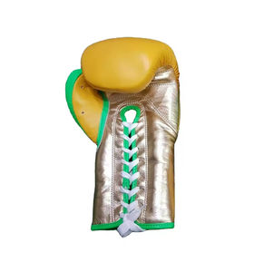 Lace up Professional Leather Boxing Gloves Professional Lace up Boxing Gloves for Training Sparring & Competition Gloves - Product Image 4