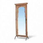 MARCO DE ESPEJO DE MADERA, Marco de Espejo Vintage, Accesorio Decorativo, Decoración Artesanal para el Hogar, Espejo de Diseño a Precio de Mayoreo - Product Image 2