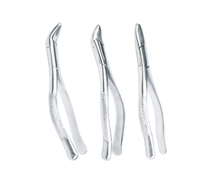 ชุดเครื่องมือผ่าตัดทางทันตกรรมสำหรับผู้ใหญ่ชุดคีมถอนฟันสแตนเลสสำหรับกระบวนการทางคลินิก - Product Image 1