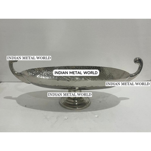 Bol en métal en aluminium martelé créatif Décor de table vintage Bol de service en chocolat Présentoir à desserts au prix de gros - Product Image 3