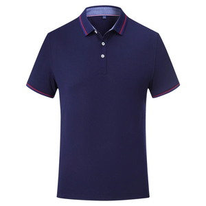 Vente en gros T-shirts brodés T-shirt polo Vêtements de golf Logo personnalisé Chemise polo pour hommes T-shirt 100% coton - Product Image 3