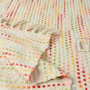 Couverture turque en coton matelassé multicolore tissée à la main écologique Couverture d'hiver légère pour mariage Motif solide - Product Image 4