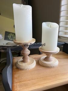 Candelabro de Madera Artesanal de Lujo, Soporte Decorativo Premium con Opciones de Múltiples Tamaños y Formas para Decoración del Hogar Tradebyd - Product Image 5