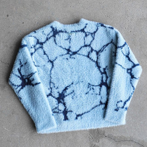 Pulls en mohair tricotés à col rond à manches longues haute performance Qualité supérieure Respirant Léger Hiver Logo avant Homme - Product Image 2