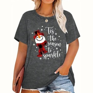 High Quality 3D Printed T Shirts Custom Summer O-Neck Women's Shirt 100% Cotton Stylish Drop-Shoulder Shirts - Product Image 6