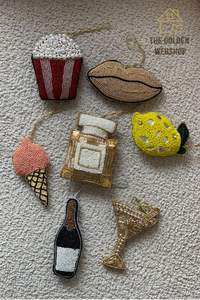 Porte-clés pendentif en coquillages perlés faits à la main, charmes en forme d'éléphant, accessoires pour femmes, porte-clés en coquillages perlés faits à la main, C n Pe s - Product Image 5