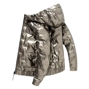 Top qualité rembourré manteaux bulle vers le bas doudoune chaud hiver hommes Jacke personnaliser Logo Design en gros - Product Image 1