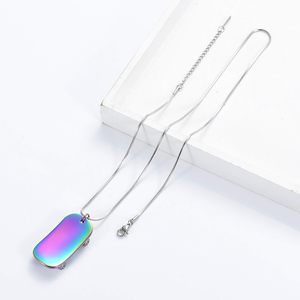 Urna de cremación de acero inoxidable colorida, joyería para cenizas, gorra de béisbol, collar de urna para cenizas de seres queridos, regalo para mujeres y hombres, tamaño personalizado - Product Image 6