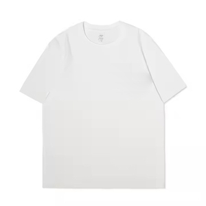 Camiseta personalizada para hombre de alta calidad, 250g, algodón puro, cuello redondo, manga corta, Color sólido, estampado, nuevo estilo, camiseta de manga corta - Product Image 1